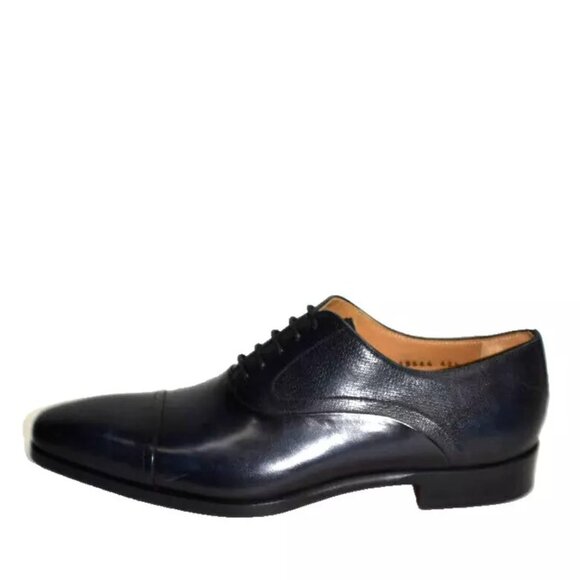 New! Magnanni Cap Toe Oxfords Size 42.5 9.5 Blue Leather 18664 DD435 main image 7